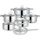 Food Grade Stainless Steel Pot 15-Piece Set With Accessories