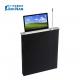 Team Meeting Equipment Intelligent Monitor Lift Computer Lcd Monitor Lift For Conference Room With Microphone