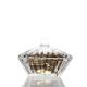 Carnival Crafted Glass Candy Dish Of Quality Lead Free Brilliant Transparent Crystal