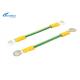 1.25-5 M5 Earth Bonding Cable Ring Ground Wire 1015 18AWG Green Yellow Blue