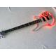 Acrylic Clear Electric Bass Guitar With LED Light See-Thru Custom Made (4 Strings-Multicolor LED)