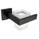 Tumbler holder83103-Square Black&Stainless steel 304&Brush,glass &bathroom &kitchen,sanitary