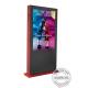 Black Color Outdoor 55inch android Super Slim Digital Display With Cms Software High Brightness 2500nit