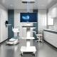 White Color Dental Oral Scanner Mobile Cart with Monitor Holder Metal Dental Instrument Cart Portable Dental Trolley
