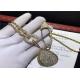  jewelry High End 18K Gold Diamond Necklace , Custom  Snake Necklace