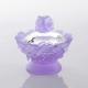 Exquisite Purple Liuli Crystal Candy Jars With Lid For Home Decor