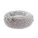 Faux Fur Donut Washable Dog Bed