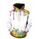 Ultra Soft Printed Oversize Hoodie Plus Size Sublimation Print Clothing