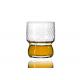 Unbreakable 310ml 100mm Lead Free Transparent Whiskey Glasses with Hammered Texture
