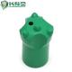 1.5" 12 Degree Short Tapered Button Bit Green For Stone Quarrying Industry