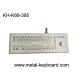 Desktop Vandal Proof Panel Mount Keyboard Stainless Steel For Industrial Control Device