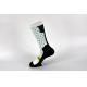 Anti Slip Under Armor Basketball Socks , Nylon /  Elastane Black Basketball Socks