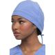 Sweatband Adjustable Tie Disposable Scrub Caps With Button