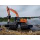 Q355B Steel Amphibious Excavator Under Carriage For Dredging River