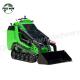 Mini Track Loader EPA Euro V Standard Green Skid Steer Loaders With Rubber Track