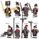 KT1088 Qin empire medival emperor soldier figures armor weapon accessories building block toys