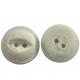 Fish Eye Design Plastic Coat Buttons Off White Color Two Hole In 27L For Sewing Coat