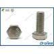 18-8 / 304 / 316 Stainless Steel Hex Cap Bolts