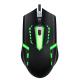 Supports Red Blue Purple Gradient Lighting Multi-level DPI Adjustment Wired Computer Mouse For Portable Gaming