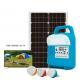 30W  Solar Home Lighting System Kit With USB Mobile Charging Function