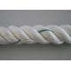 NEW 75 Feet Of 3/4 Inch Nylon White Rope With Green Tracer (high quailty)