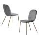Home furnishings Leather Dining Room Chairs Nordic Dining Chairs Antiwear