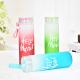 400ml Colored Frosted Glass Water Bottle Borosilicate Portable reusable