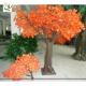 UVG 8ft orange plastic maple artificial indoor trees for meeting room decoration