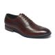 Spring Dark Brown Lace Up Mens Leather Dress shoes