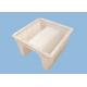 Plastic U Type Cement Drain Mould Concrete Channel Blocks Molds 50 * 50 * 35cm