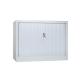 School Supermarket Light Grey Two Shelves Stainless Steel Cabinets
