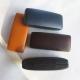 Fashionable glasses cases with dark color leather design