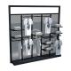 Hanging Garment Display Rack Shop With Wheels Suit Clothing Display Rod Stands Metal