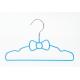Bow Shaped Blue 11.7x7.0x0.10 Chrome Wire Hangers