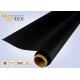 0.43mm PU Coated Fire Curtain Fabric Black For Air Distribution Ducts