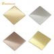 Sandblasted Silver Gold Decorative Stainless Steel Sheet  0.65mm Four Feet
