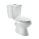 Sanitary Ware Two Piece Toilets , P Tray Ceramic Water Closet