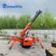 3 Ton Electric Mini Spider Crawler Crane With Wireless Remote Control