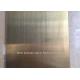 304 Stainless Steel Slit Edge Plate Decorative Surface Finish Rose Golded