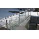 Residential Baluster Glass Railing System For Terrace 900mm -1200mm Height