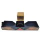 Kraft Packaging Cardboard Paper Box Recyclable With Gold Foil
