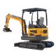 CUMMINS Engine Mini 2200kg Crawler Excavator For Construction