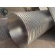 Reversed Profile Slotted Wedge Wire Pipe Stainless Steel 304