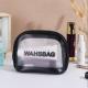 water resistant TPU Double Layer Organizer Women Beauty Makeup Pouch Transparent