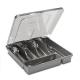 Multi-Purpose Storage Kitchen Cutlery Flatware Drawer Organizer with Lid Customizable