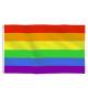 Gay Pride 3x5 Rainbow Flag Super Polyester Fabric For Outdoor Activities