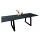 Commerical Extension Dining Table , Heat Resistant Black Extension Table