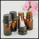 10ml Brown Essential Oil Glass Bottles With Anti Theft Black Head Inner Plug