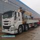 GIGA 460hp ISUZU Truck Mounted Crane Straight Boom Truck 15m 10 ton