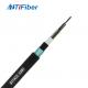 Outdoor FTTH GYTA53 Fiber Optic Cable Double Sided Protective Cover